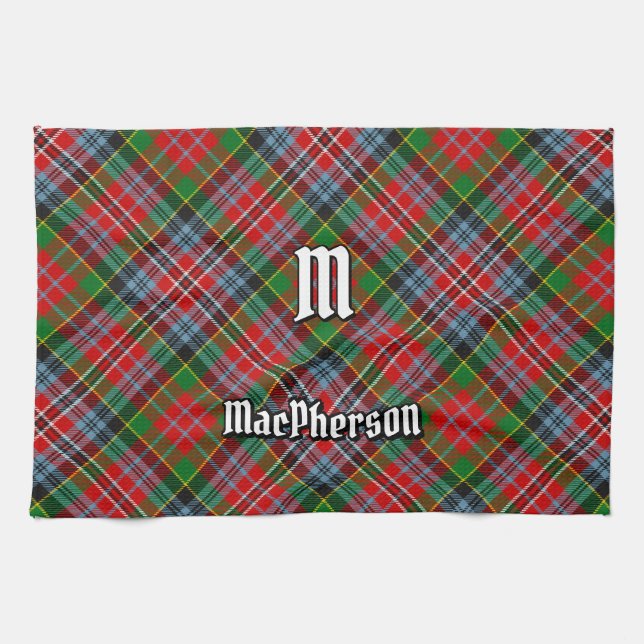 Clan MacPherson Tartan Serviette de cuisine (Horizontal)