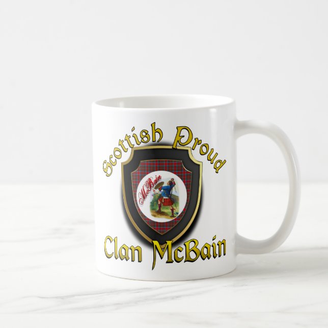 Clan McBain Scottish Fier Cups Mugs (Droite)