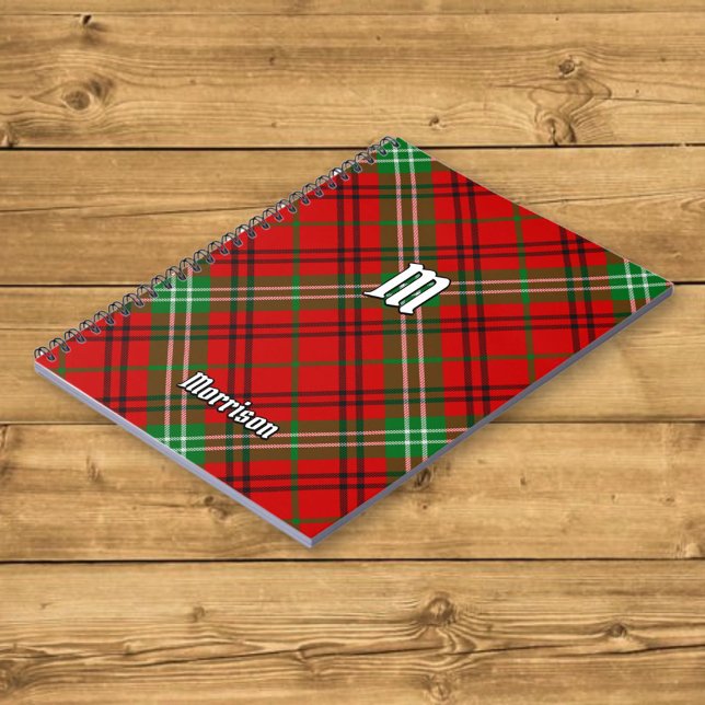 Clan Morrison Carnet rouge Tartan (Créateur téléchargé)