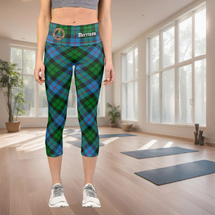 Clan Morrison Chasse Tartan Capri Leggings