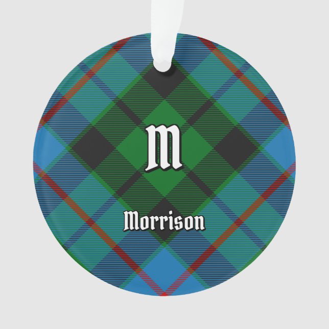 Clan Morrison Chasse Tartan Ornament (devant)