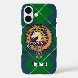 Clan Oliphant Crest sur Tartan coque iphone