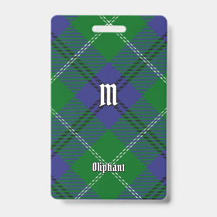 Clan Oliphant Tartan Badge