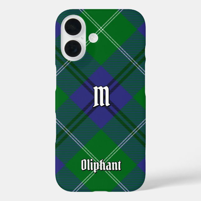 Clan Oliphant Tartan Coque-Mate coque iphone (Verso)
