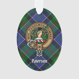 Clan Paterson Crest sur Tartan