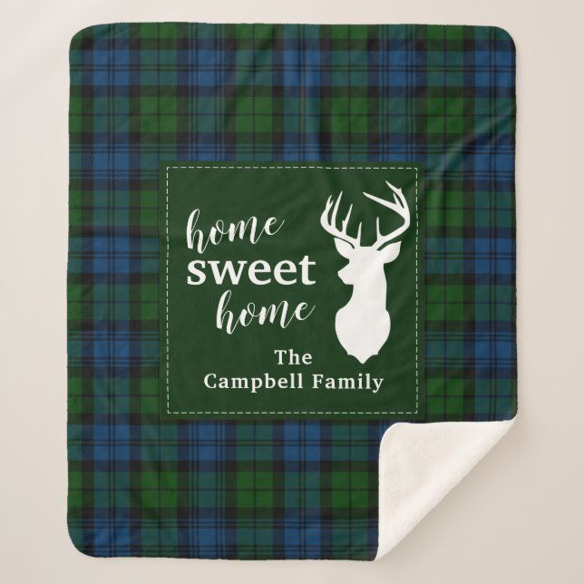 Clan Plaid Personnalisé Campbell Tartan Militaire (Devant)