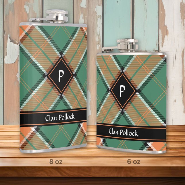 Clan Pollock Tartan Flacon (Créateur téléchargé)