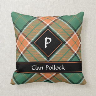 Clan Pollock Tartan Lance Oreiller