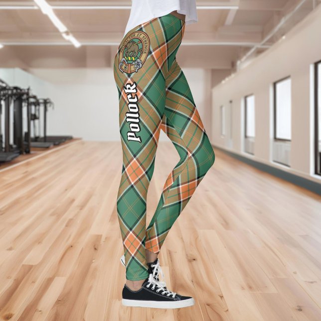 Clan Pollock Tartan Leggings (Créateur téléchargé)