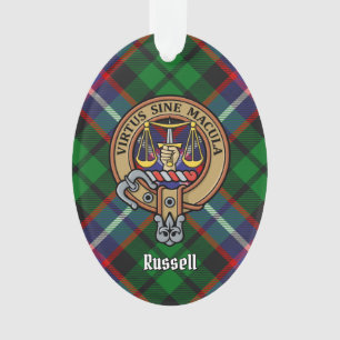 Clan Russell Crête sur Tartan