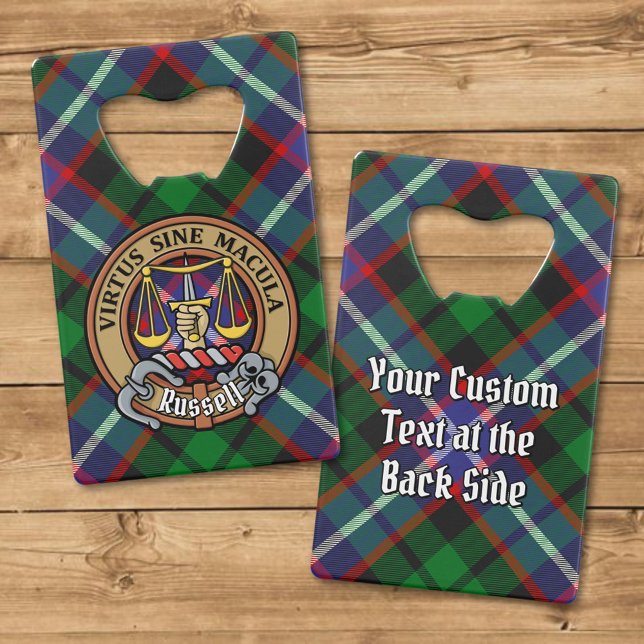 Clan Russell Crête sur Tartan (Créateur téléchargé)