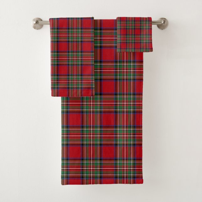 Clan rustique élégant plaid Stewart Tartan (En situation)