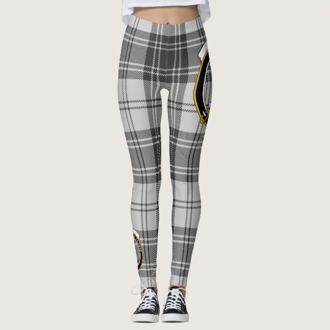 Clan Scotstee Glen Grey Crest Tartan Legging pour  (Devant)