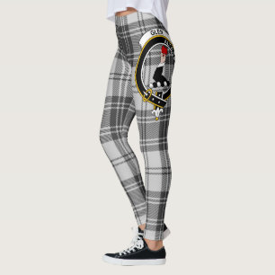 Clan Scotstee Glen Grey Crest Tartan Legging pour