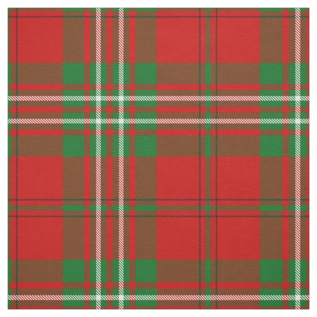 Clan Scott Tartan Rouge Tissu (Échantillon)