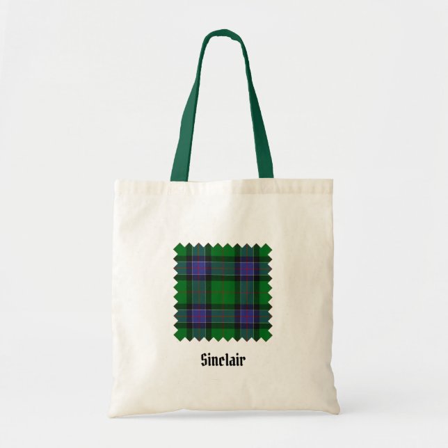 Clan Sinclair Chasse Sac fourre-tout Tartan (Devant)