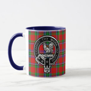 Clan Sinclair Crest & Tartan Mug