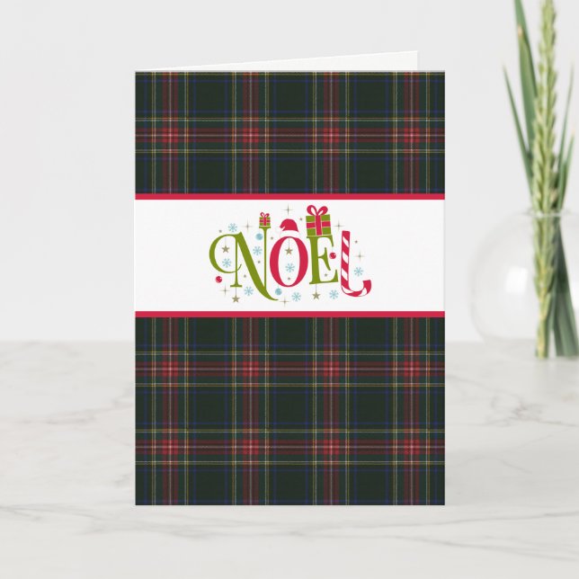 Clan Stewart Black Tartan - Carte de vacances (Devant)