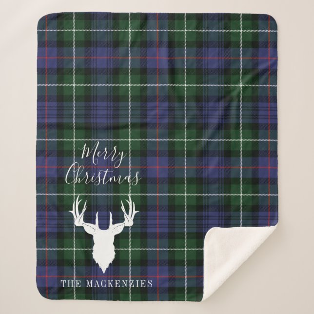 Clan Tartan de Noël personnalisé MacKenzie Plaid (Devant)