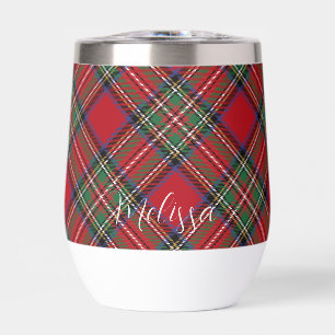 Clan vert rouge plaid personnalisé Stewart Tartan