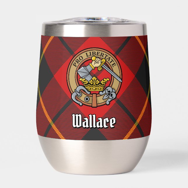 Clan Wallace Crest sur Tartan (Avant)
