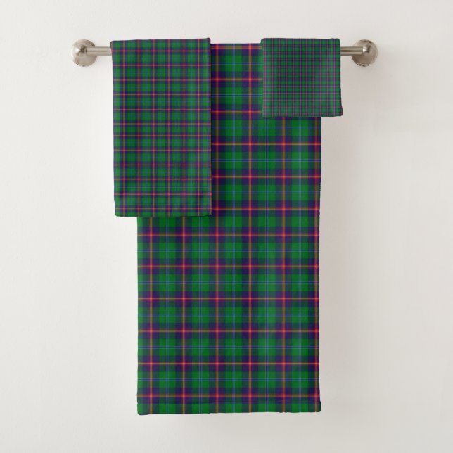 Clan Young Tartan Plaid (En situation)