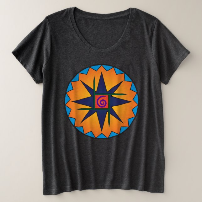 Clann Bhride Women's Plus Size Dark Tee (1x-4x) (Design devant)