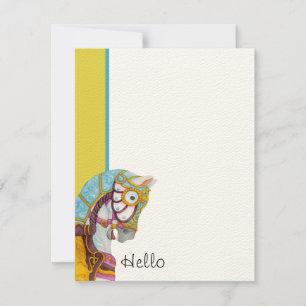 Clara Bonjour ! Cartes de correspondance simples