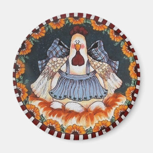 Clara Cluckleworth Magnet de poulet