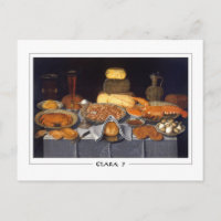 Clara Peeters #44 - Carte postale d'art fin