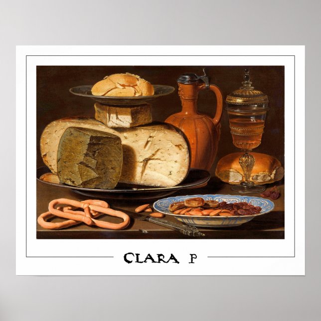 Clara Peeters Affiche d'art Zedign #1 (Devant)