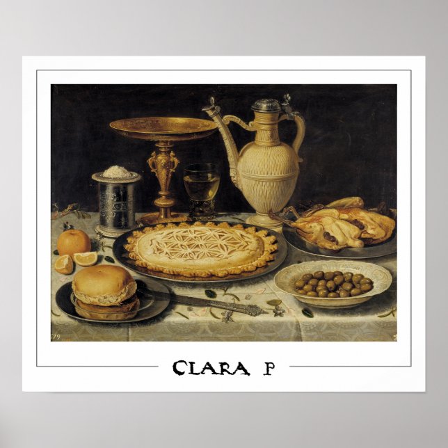 Clara Peeters Zedign Art Poster #10 (Devant)