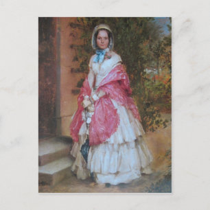 Clara Schmidt prête à sortir carte postale