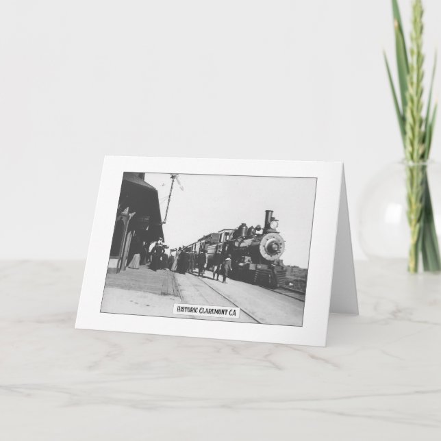 Claremont historique - Carte de voeux pliée (Devant)