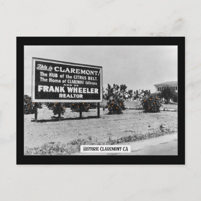 Claremont historique - Carte postale (Devant)