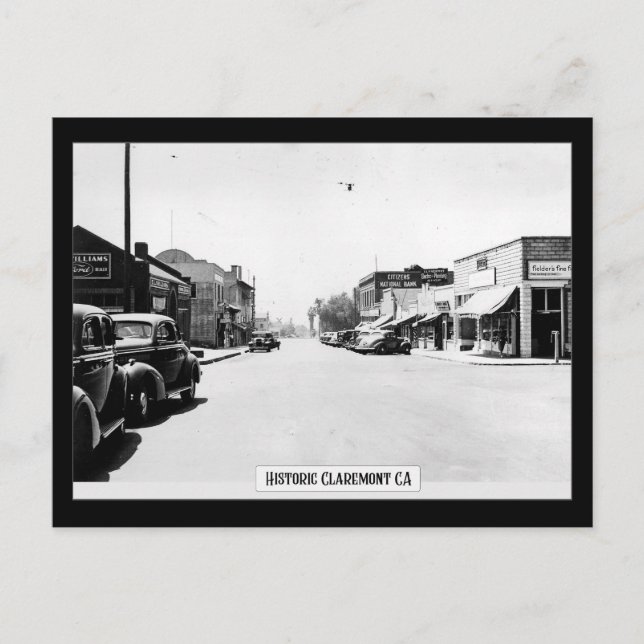 Claremont historique - Carte postale (Devant)