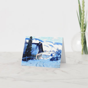 Clarence Gagnon - Carte de voeux de ferme