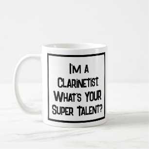 Clarinetiste Super Talent. Tasse à café