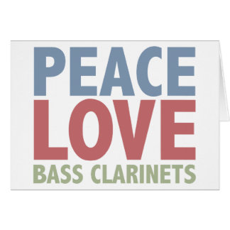 Clarinettes basses d'amour de paix