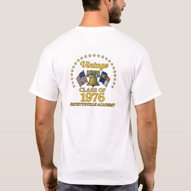 Class of 1976 Fayetteville Academy Reunion T-Shirt (Dos)