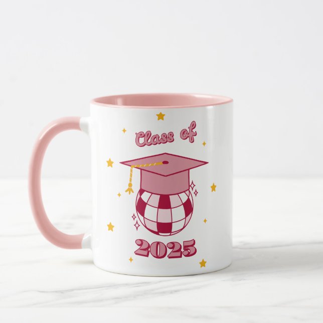 Class of 2025 Graduation Mug – Custom Year Gift (Gauche)