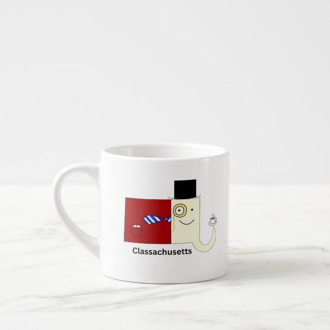 Classachusetts Massachusetts Espresso Mug (Gauche)