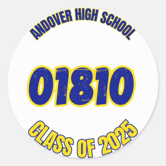 Classe Andover de Sticker 2025 (Devant)