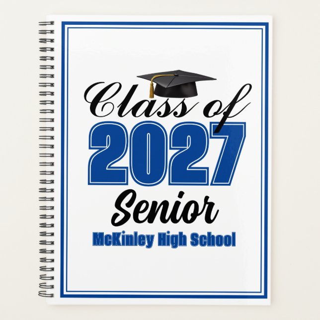 Classe Bleue de 2027 Lycée Personnalisé (Devant)