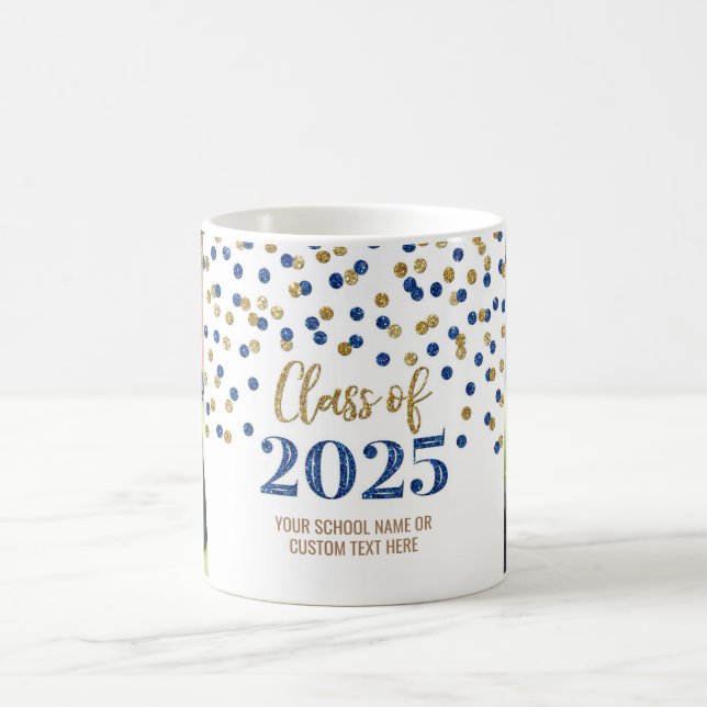 Classe Blue Gold de 2025 Coffee Mug (Centre)