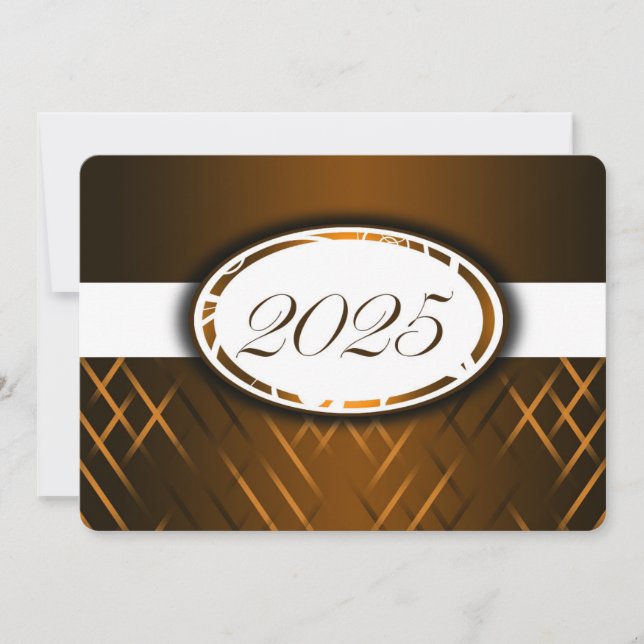 Classe Brown et blanche des invitations 2025 (Devant)