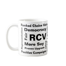 Classé Choix Mots de vote 11 oz Café Mug