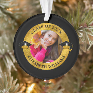 Classe Classy de 2023 Noir Gold Photo Keepsaké