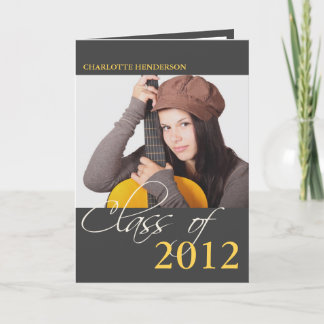 Classe d'ardoise gris graduation photo faire-part