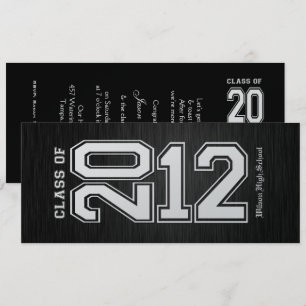 Classe d'argent métallique des Invitations de 2012